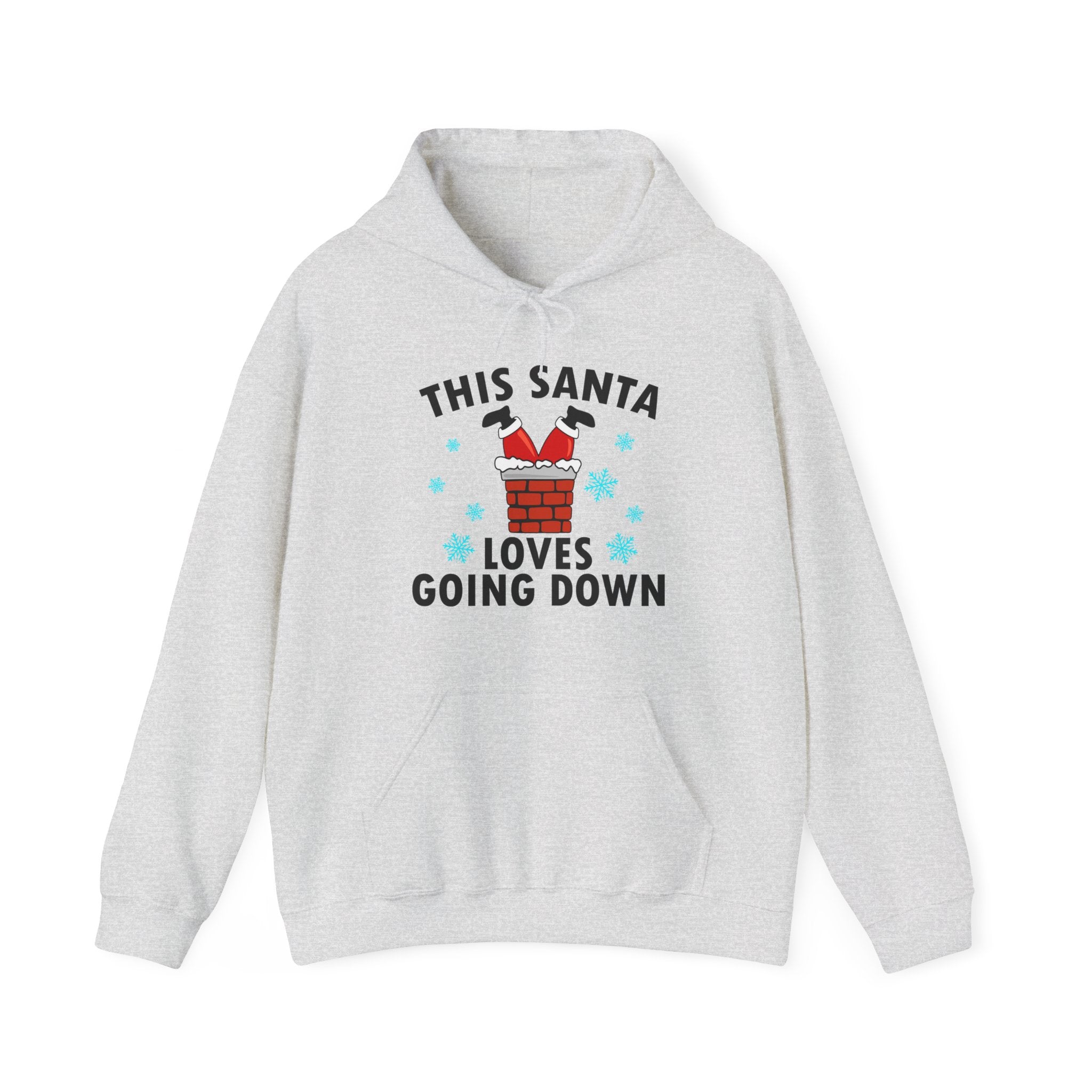 THIS SANTA LOVES GOING DOWN HOODIE