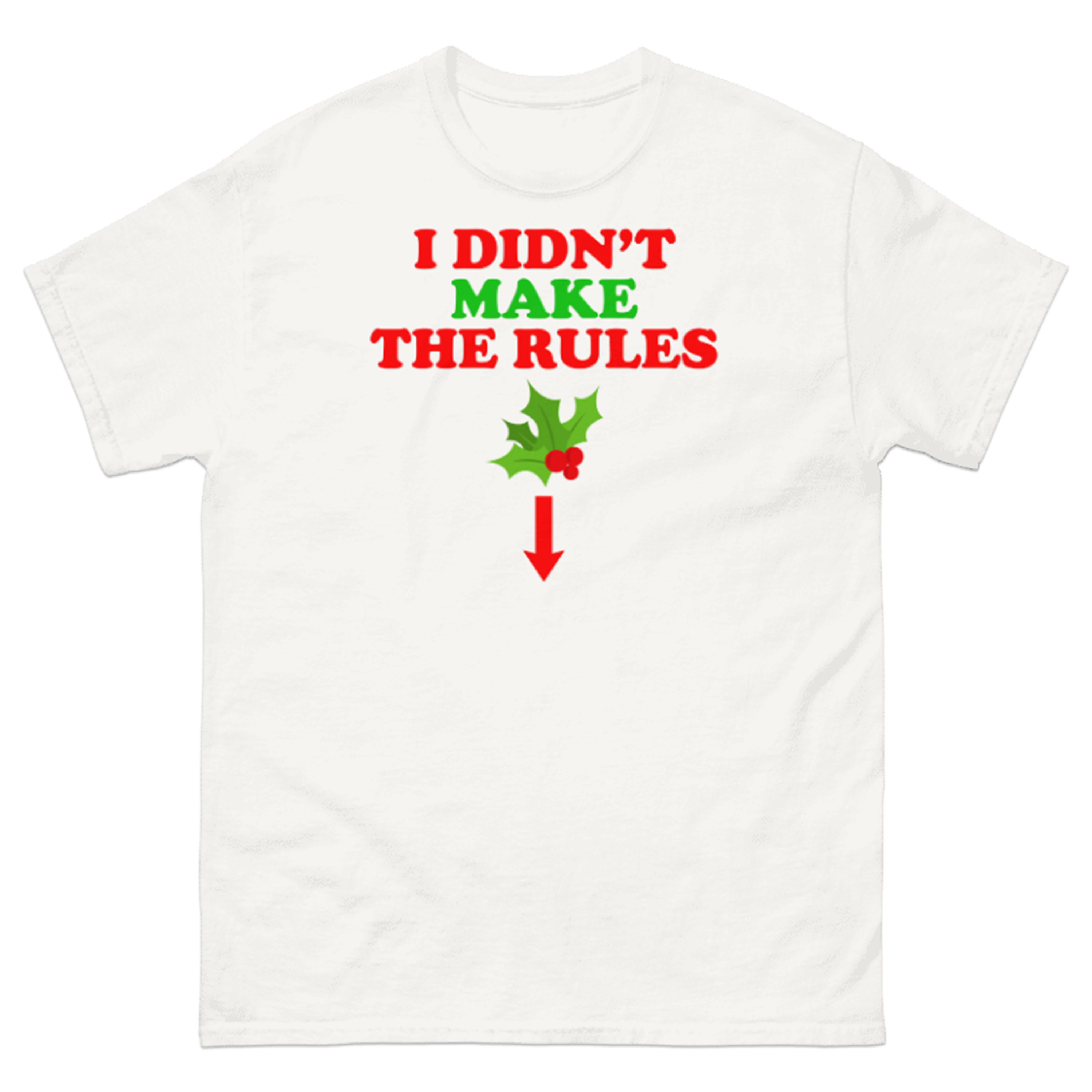 I DIDN'T MAKE THE RULES T-SHIRT